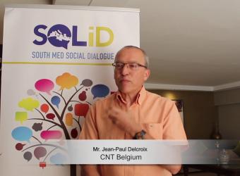 Embedded thumbnail for مقابلة مع السيد Jean-Paul DelCROIX ، الأمين العام ، CNT ، بلجيكا